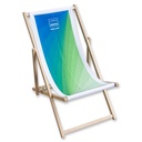 Liegestuhl grün/blau 