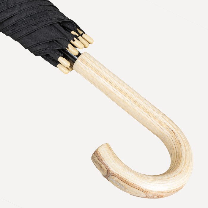 AC-Gästeschirm recycelt, schwarz