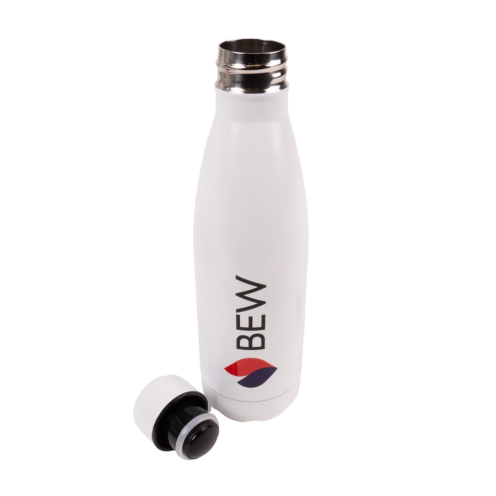 BEW weiße vakuumisolierte Flasche