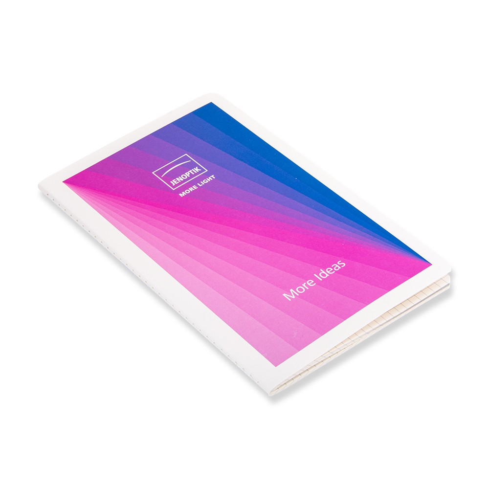 Softcover-Notizbuch pink-blau 