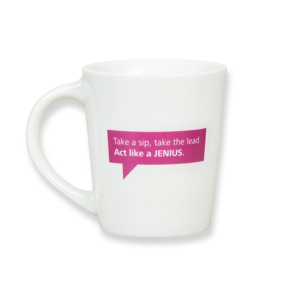 Porzellanbecher pink 