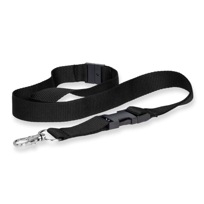 20mm Schlüsselbänder mit Clip-Lock und Sicherheitsclip