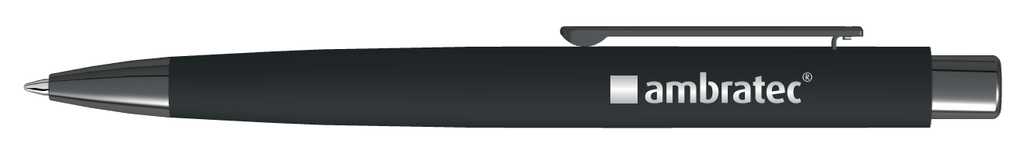 Metall-Kugelschreiber, schwarz "ambratec"