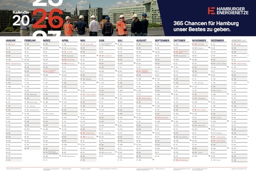 [HNE-033] HNE Wandplaner 2026