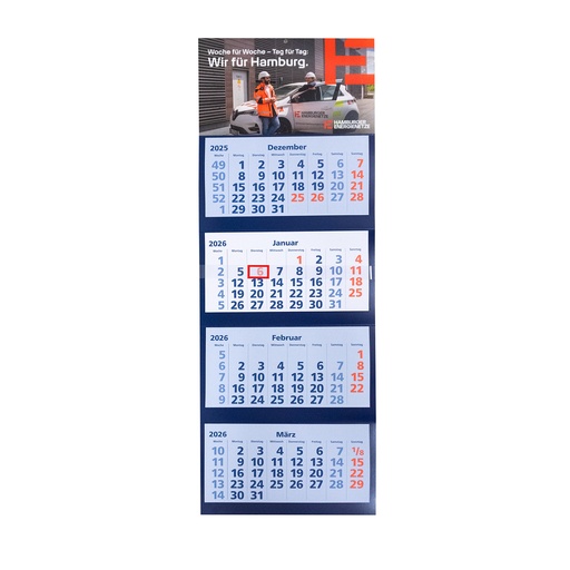 [HNE-032] HNE Wandkalender 4 Monate 2026